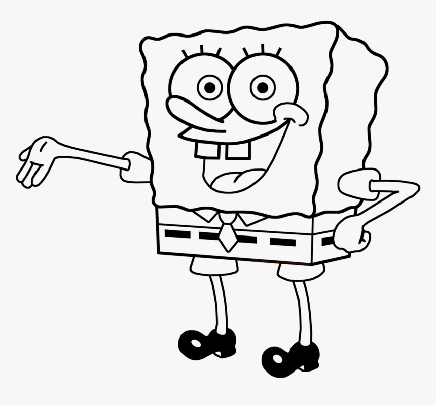 Spongebob Black And White Hd - Doscroll