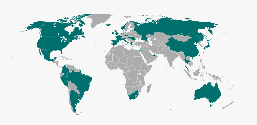 Transparent World Map Clipart - World Map, HD Png Download, Free Download