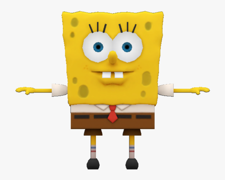 Download Zip Archive - Spongebob Sponge On The Run Model, HD Png Download -...
