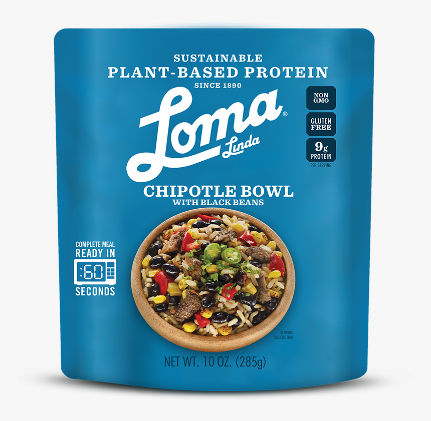 Chipotle Bowl Loma Linda - Loma Linda Chipotle Bowl With Black Beans, HD Png Download, Free Download