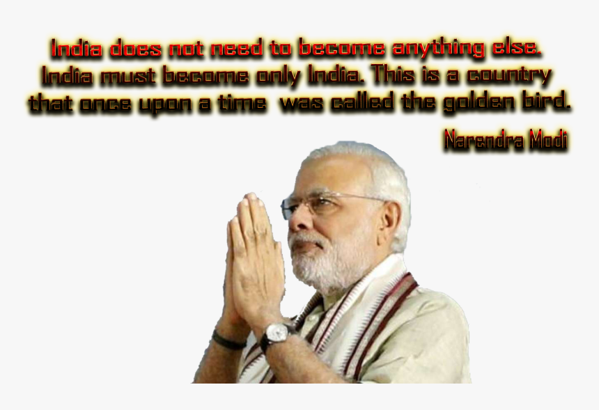 Narendra Modi Quotes Png Image Download - Senior Citizen, Transparent Png, Free Download