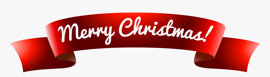 Merry Christmas Banner Clipart Banner Merry Christmas - Merry Christmas Vector Png, Transparent Png, Free Download