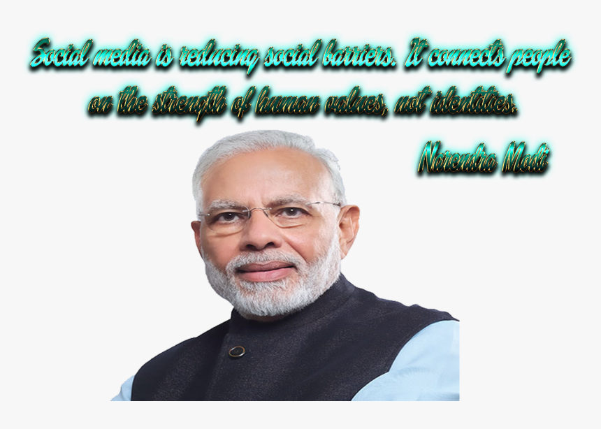 Narendra Modi Quotes Png Free Pic - Narendra Modi, Transparent Png, Free Download