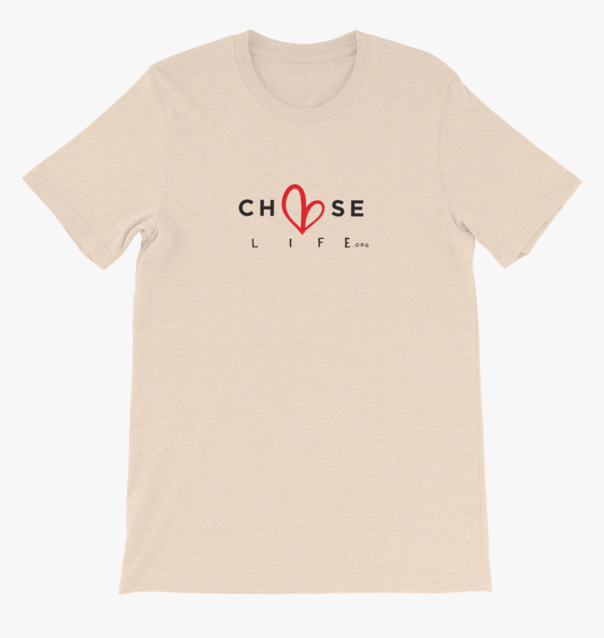 T Shirt Mockup Front Flat Heather Dust, HD Png Download, Free Download