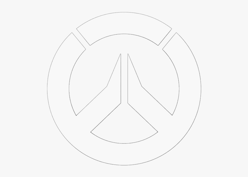Clip Art Overwatch Logo - Overwatch Logo Black And White, HD Png Download, Free Download