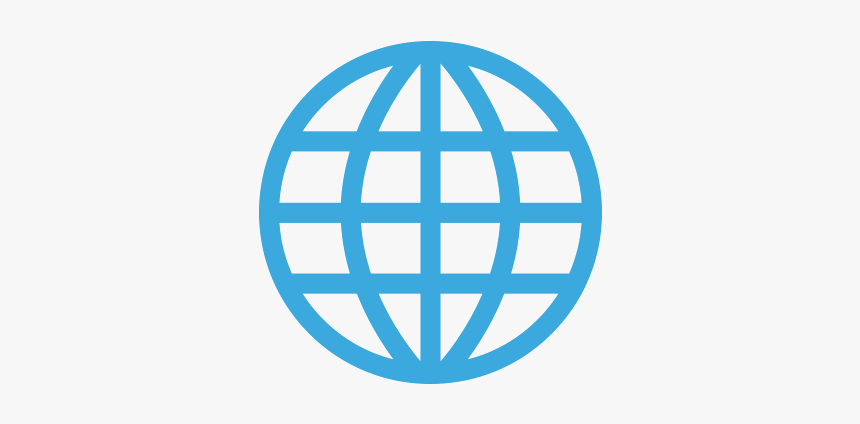 Internet Images Png - Blue World Icon Png, Transparent Png, Free Download