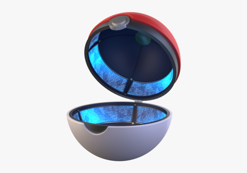 Pokeball Png Transparent Image - Opened Pokemon Ball Png, Png Download, Free Download