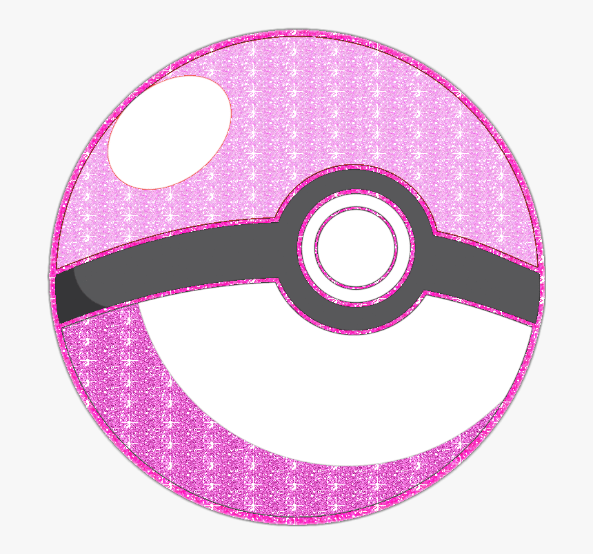 Pink Freetoedit Pokebola - Pink Pokeball, HD Png Download, Free Download