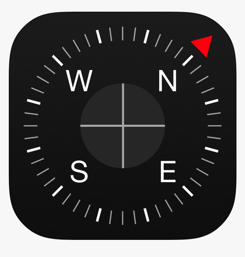 Compass Icon - Ios Compass App Icon, HD Png Download, Free Download