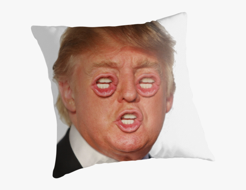 Donald Trump With Mouth For Eyes - Donald Trump Funny Face, HD Png Download, Free Download