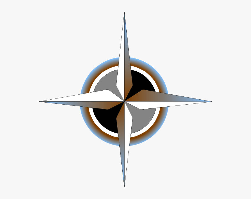 Compass Svg Clip Arts - Compass Brown Vector, HD Png Download, Free Download