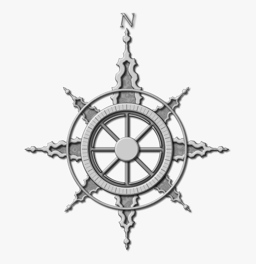 Pix For Map Compass Rose Png - Compass Rose Fantasy Png, Transparent Png, Free Download