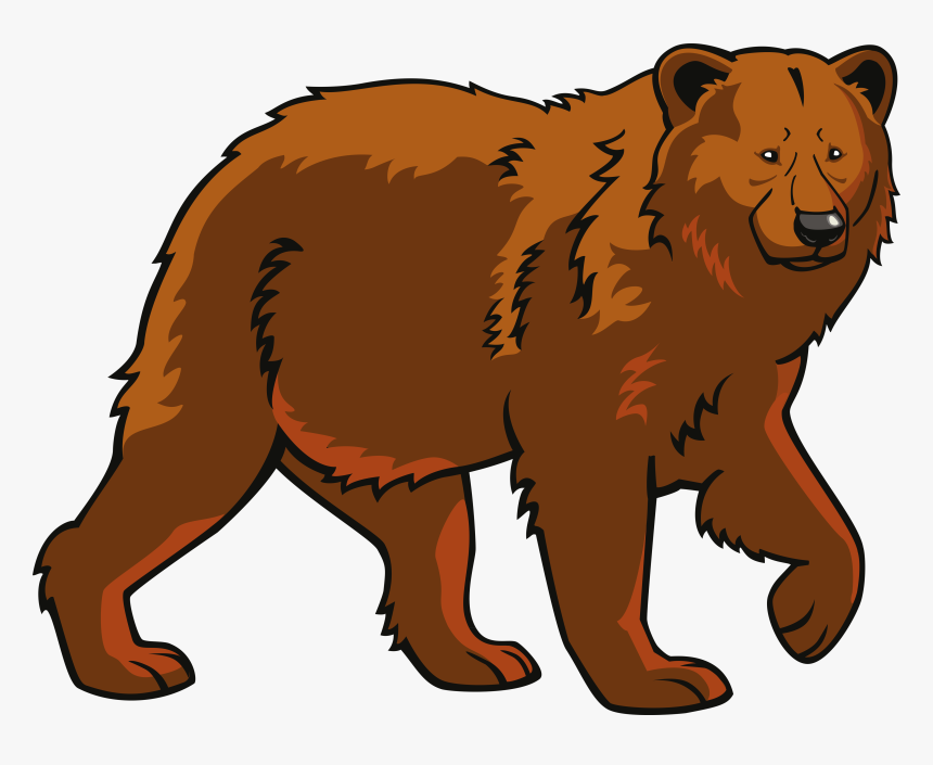 Polar Bear Eurasian Brown Bear Clip Art - Bear Clipart, HD Png Download, Free Download