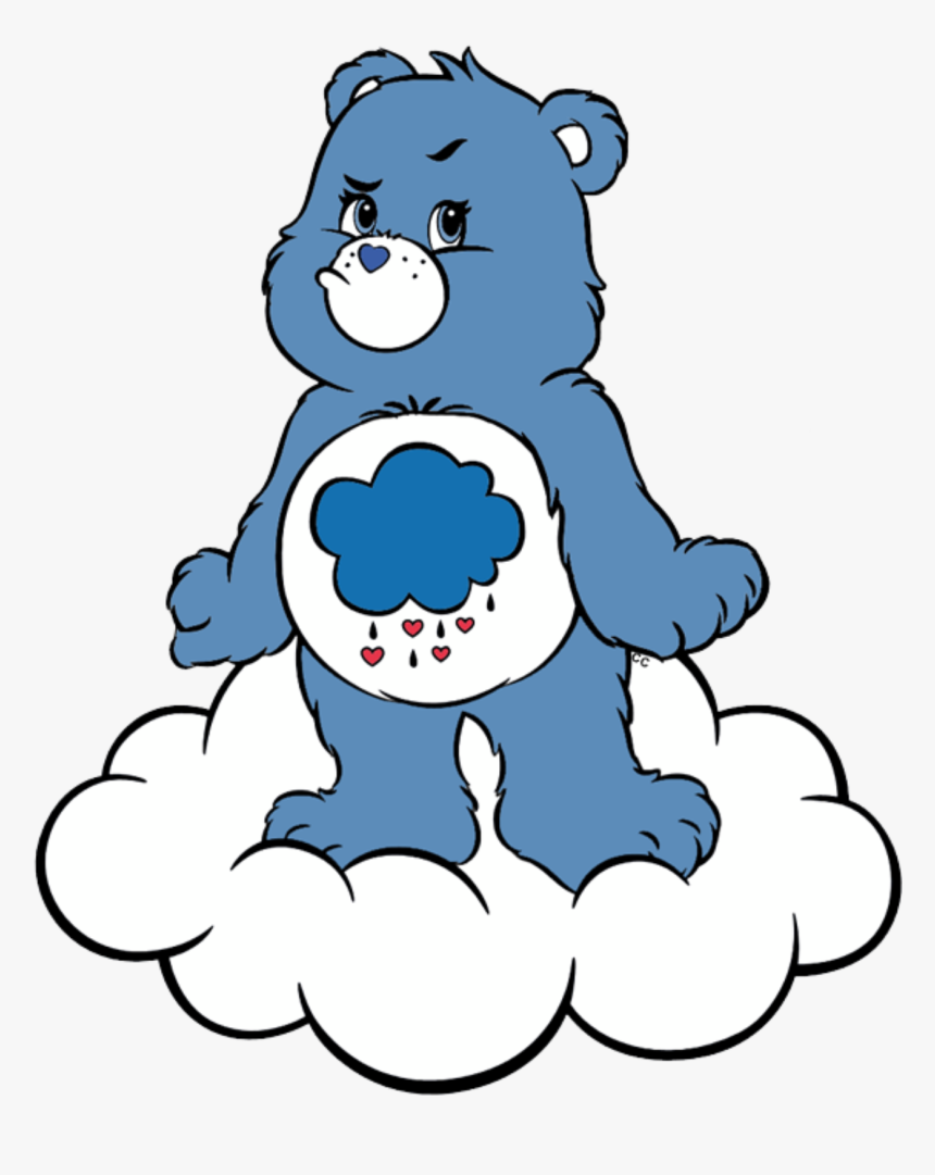 Care Bears And Cousins Clip Art Images - Blue Care Bear Cartoon, HD Png  Download - kindpng