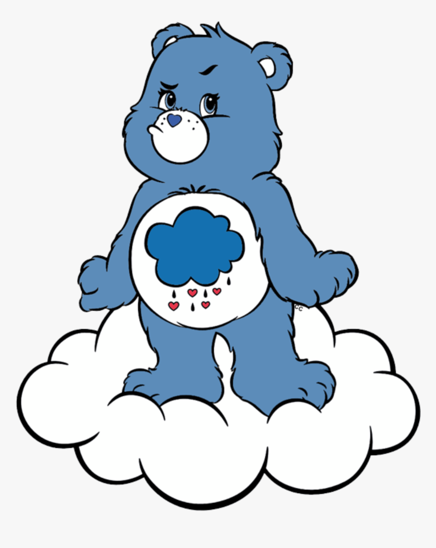 Care Bears And Cousins Clip Art Images - Blue Care Bear Cartoon, HD Png Download, Free Download