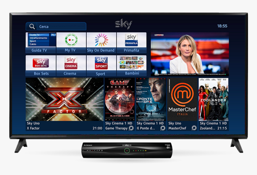 My Sky - Television Set, HD Png Download, Free Download