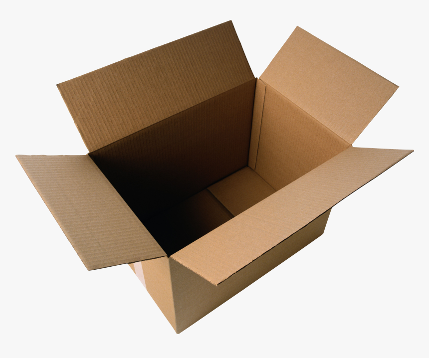 Open Cardboard Box Transparent Background, HD Png Download, Free Download