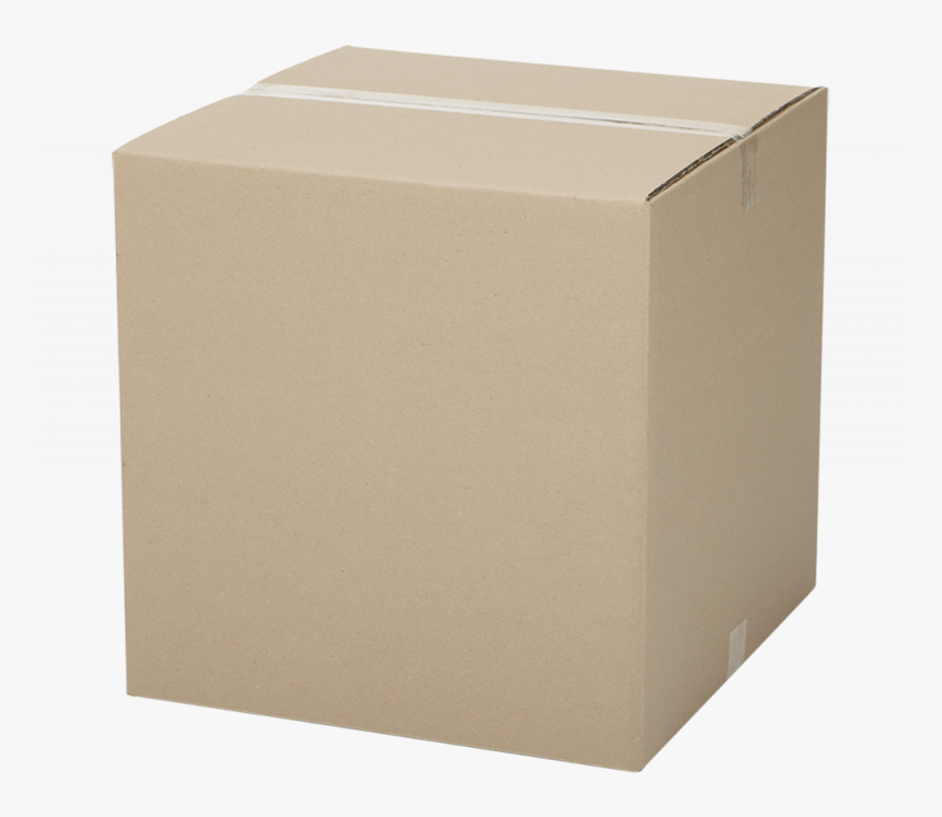 Cubed Cardboard Box Png, Transparent Png, Free Download