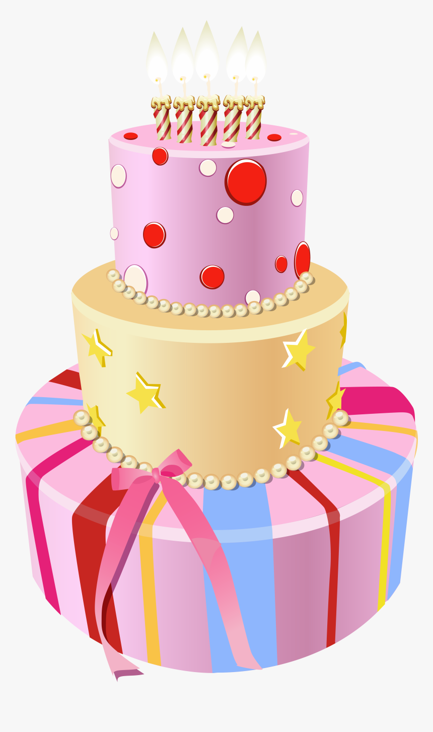 Birthday Cake Clip Art - Happy Birthday To Friend Png, Transparent Png, Free Download