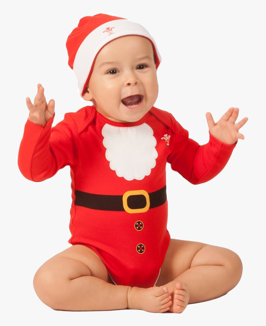 Christmas Baby Png Free Background - Baby Christmas Costume Transparent, Png Download, Free Download
