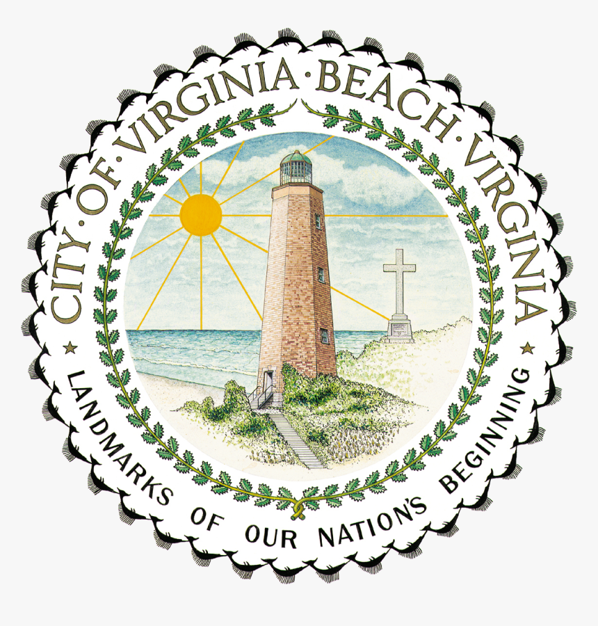 Seal Of Virginia Beach, Virginia - City Of Virginia Beach Logo, HD Png Download, Free Download