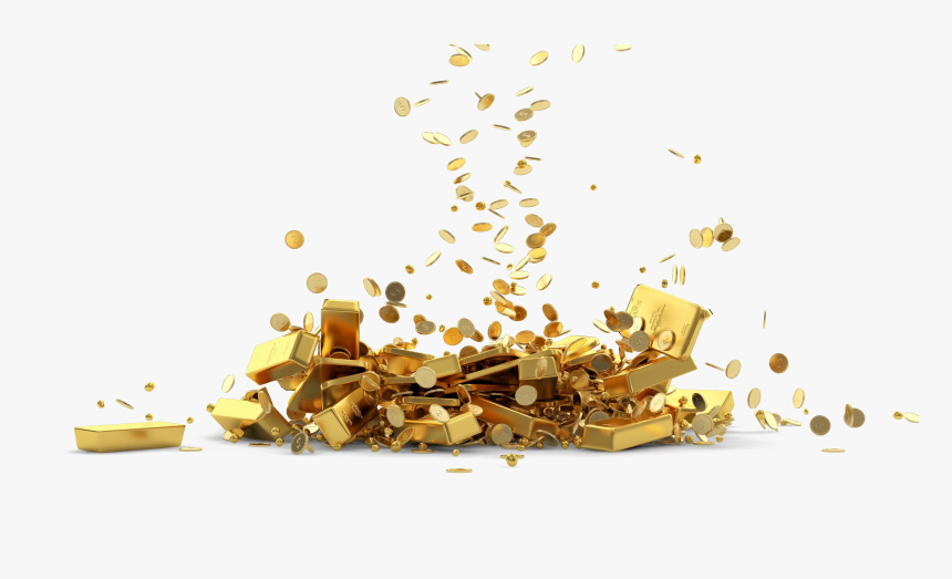 Transparent Falling Money Background Png - Transparent Background Gold Coins Png, Png Download, Free Download