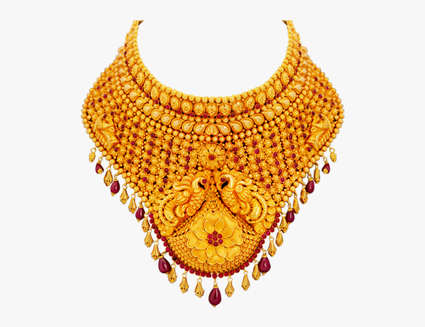 Gold Jewellery Free Png Image - Lalitha Jewellery Necklace Designs With Price, Transparent Png, Free Download