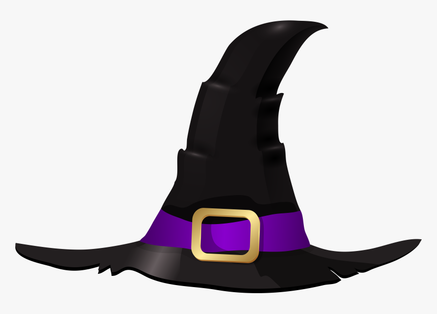 Halloween Witch Hat Clip Art - Halloween Witch Hat Clipart, HD Png Download, Free Download