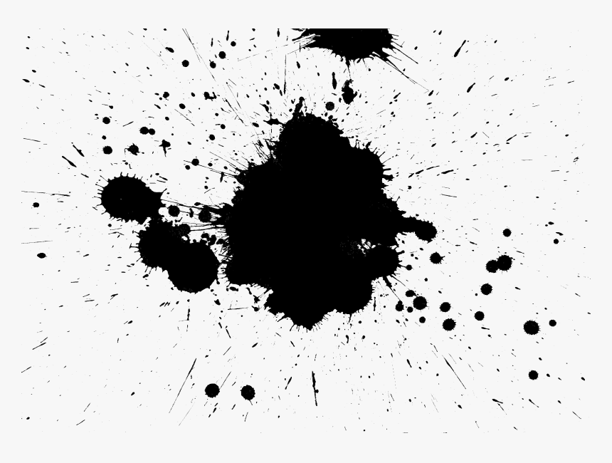 Paint Splatter Png White - White Paint Splash Png, Transparent Png, Free Download