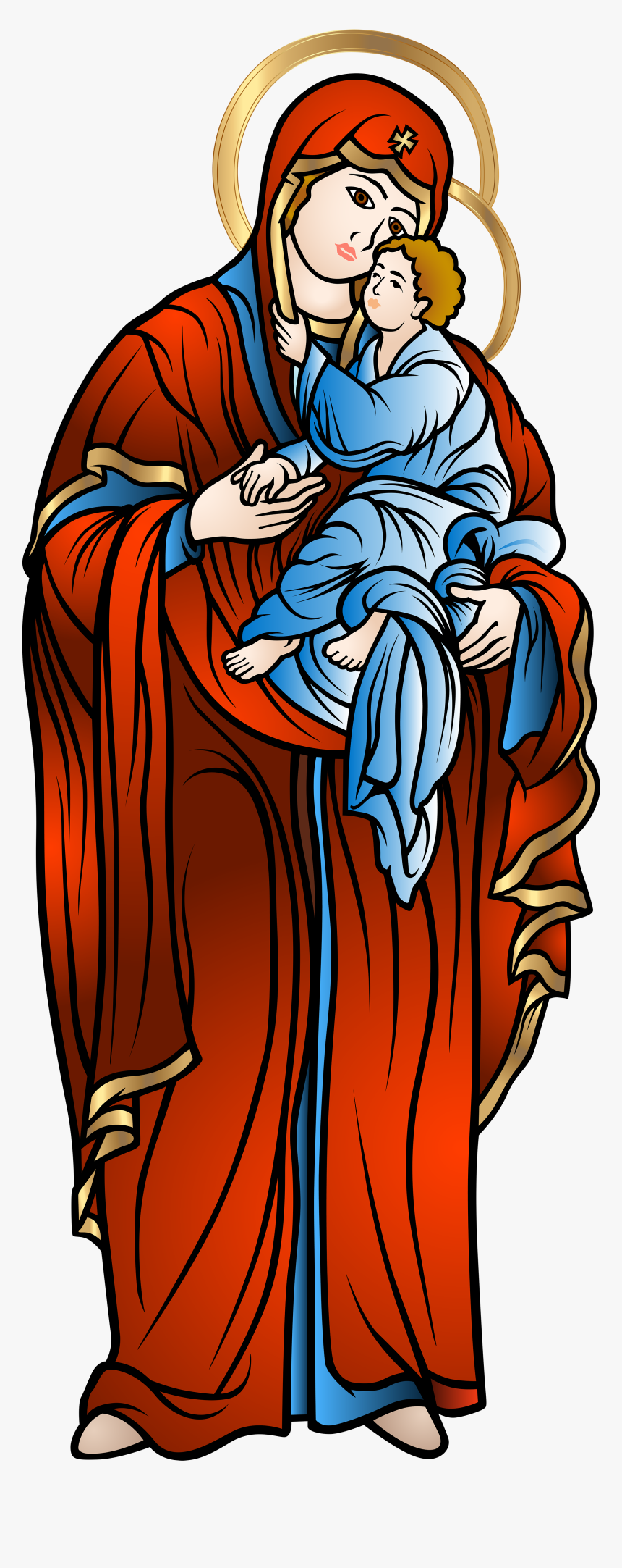 Jesus And Mary Hd, HD Png Download, Free Download