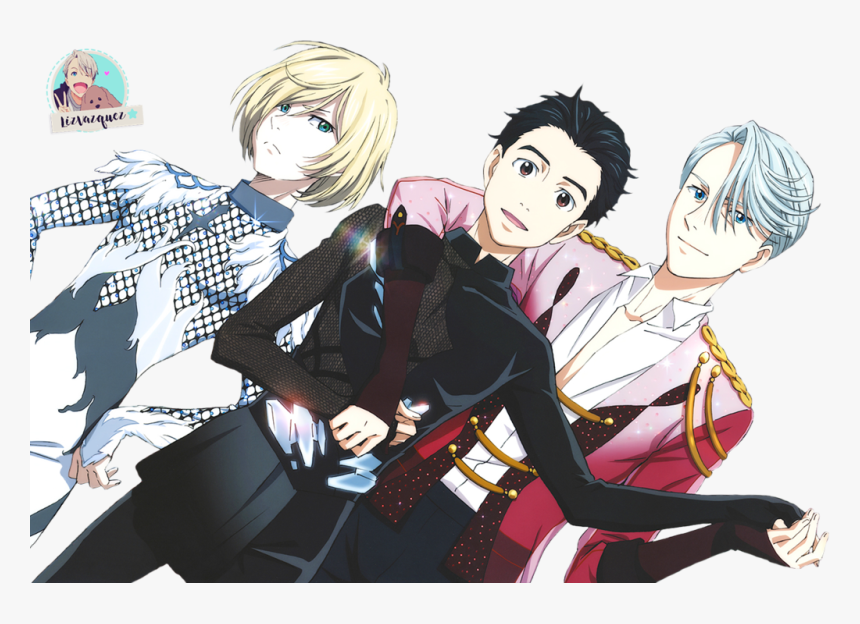 Yuri On Ice Png - Yuri Yurio And Viktor, Transparent Png, Free Download