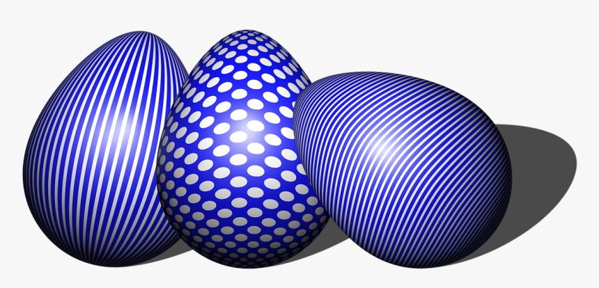 Blue Easter Eggs Png, Transparent Png, Free Download