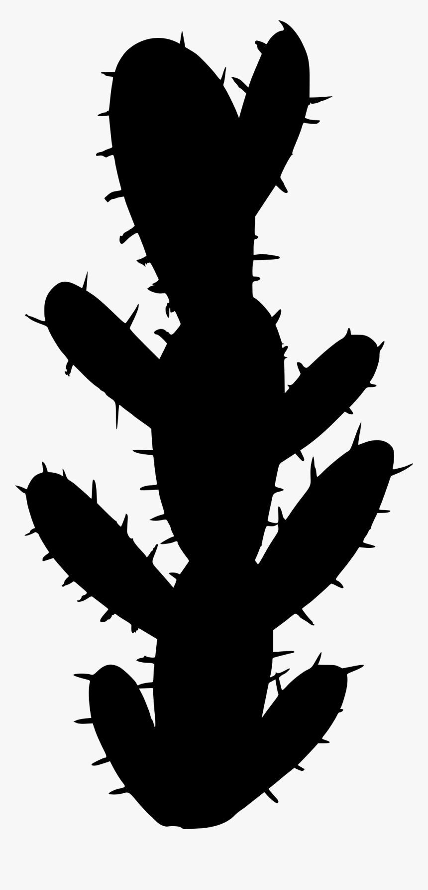 Transparent Cactus Silhouette Vector, HD Png Download, Free Download
