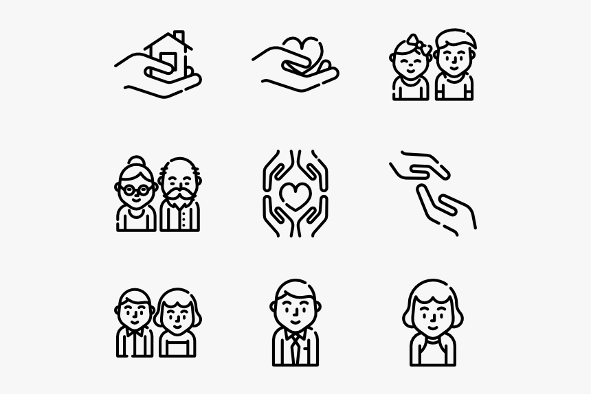 Family - Party Icons Vector, HD Png Download, Free Download