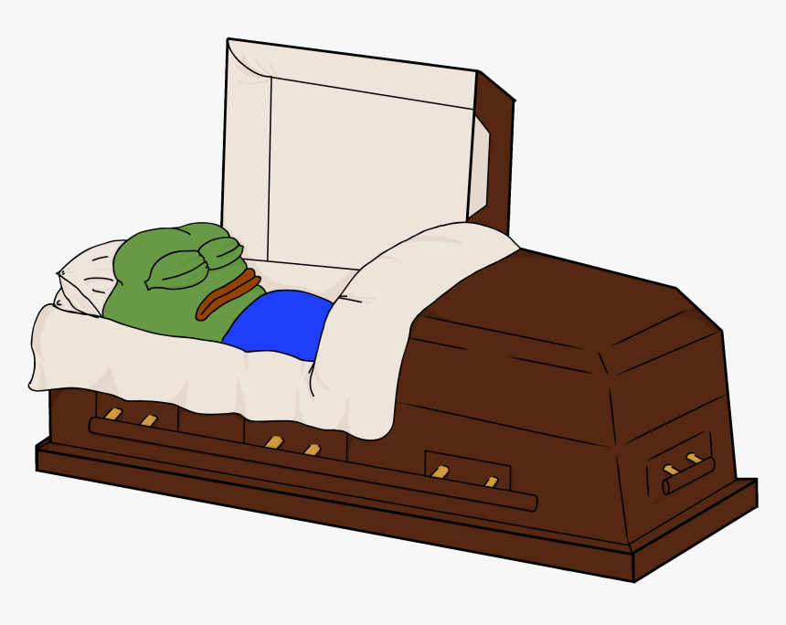 Tee Dead Pepe Png Dead Pepe - Pepe Coffin, Transparent Png, Free Download