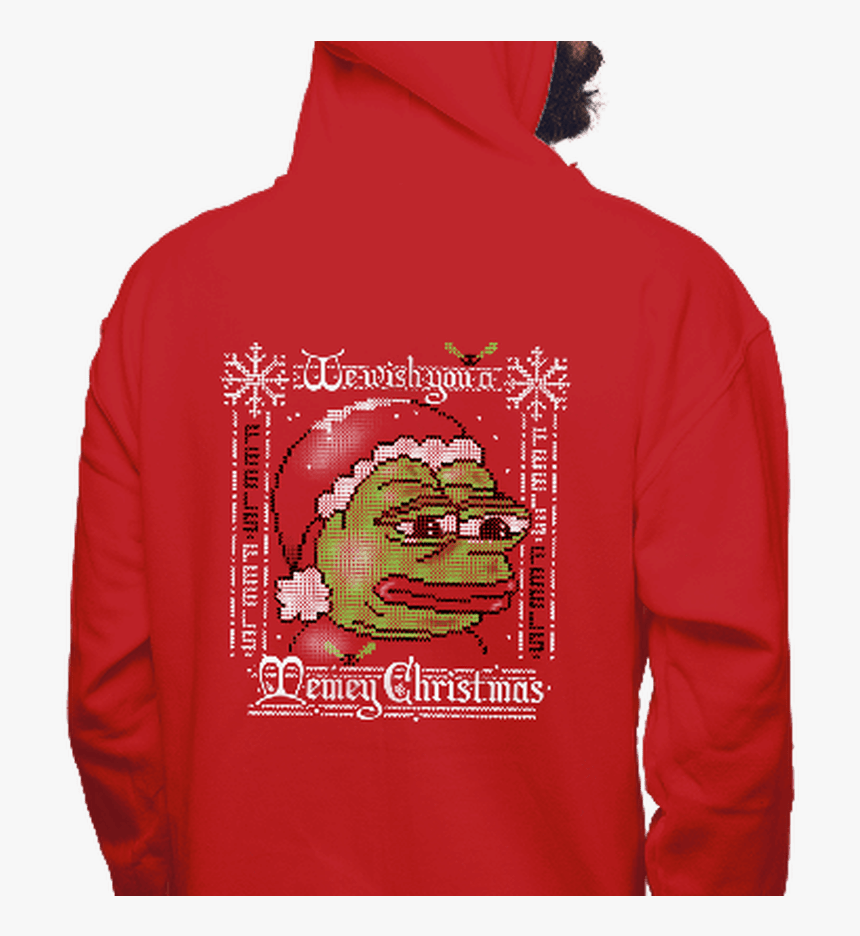 Christmas Pepe Frog Criedasesoramiwebcom - Hoodie, HD Png Download, Free Download