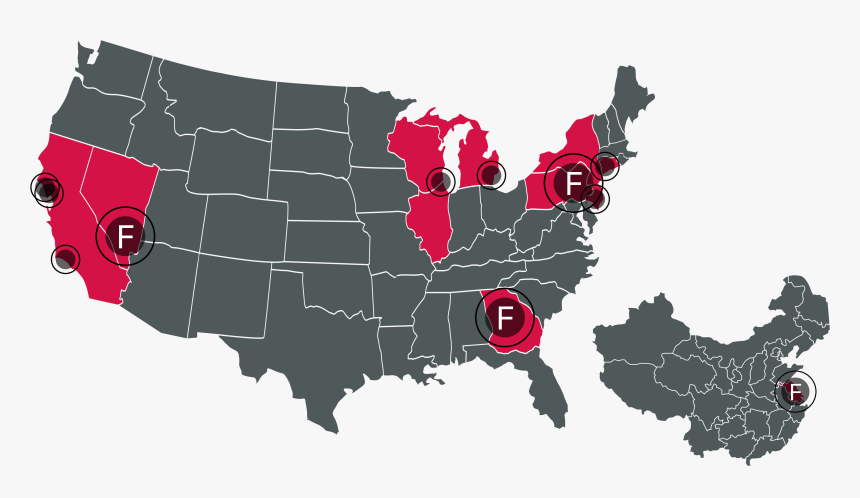 Conservative States In Usa - United States North And South, HD Png Download, Free Download