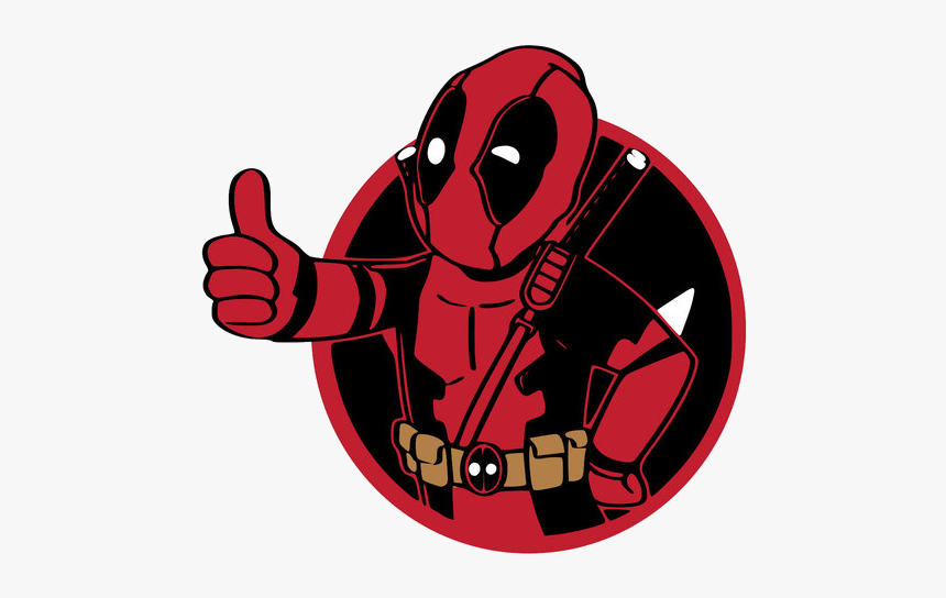 Deadpool Graphics Design Dxf Eps Cdr Ai Pdf Vector - Vault Boy Parody, HD Png Download, Free Download