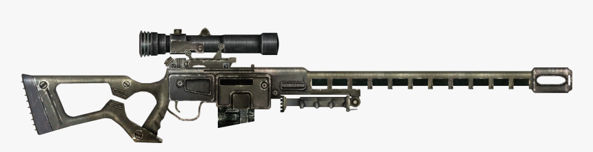 Mlg Gun Png - Fallout 3 Sniper Rifle, Transparent Png, Free Download