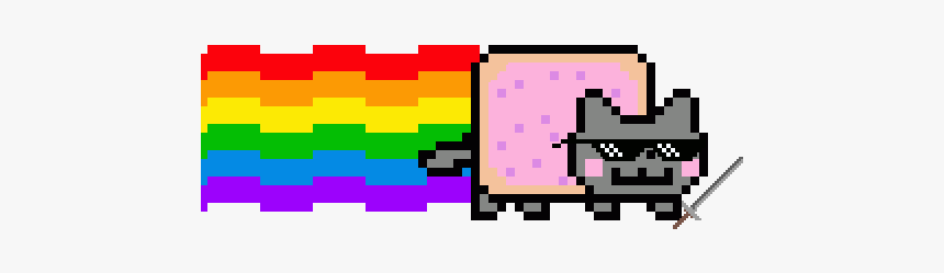 Nyan Cat Mlg Png, Transparent Png, Free Download