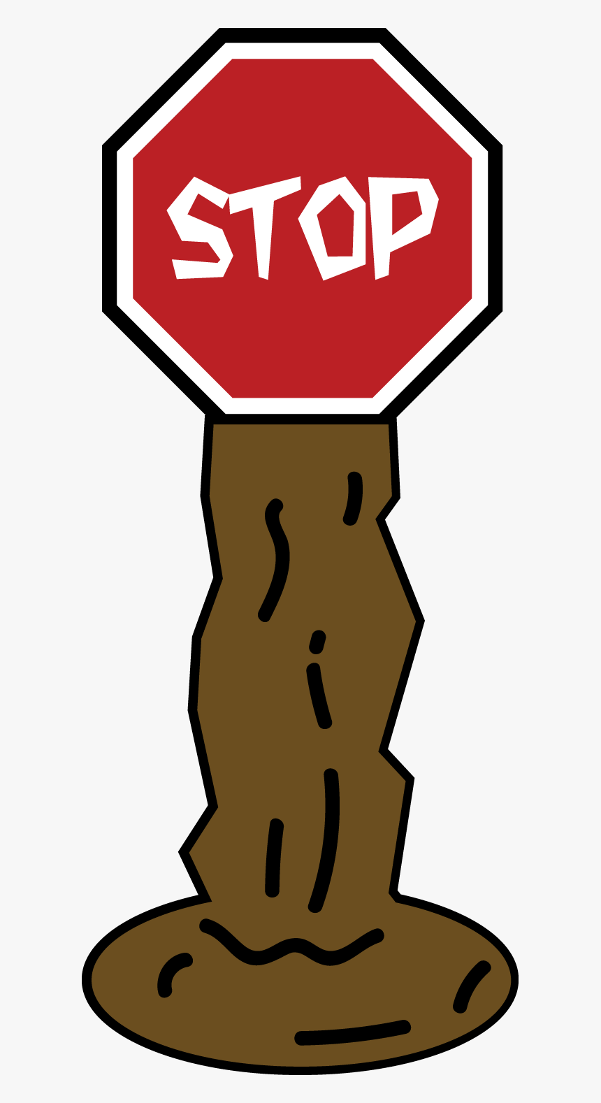 Stop Sign Frame Png Clipart , Png Download - Cop Stop Police Vector Siluet, Transparent Png, Free Download