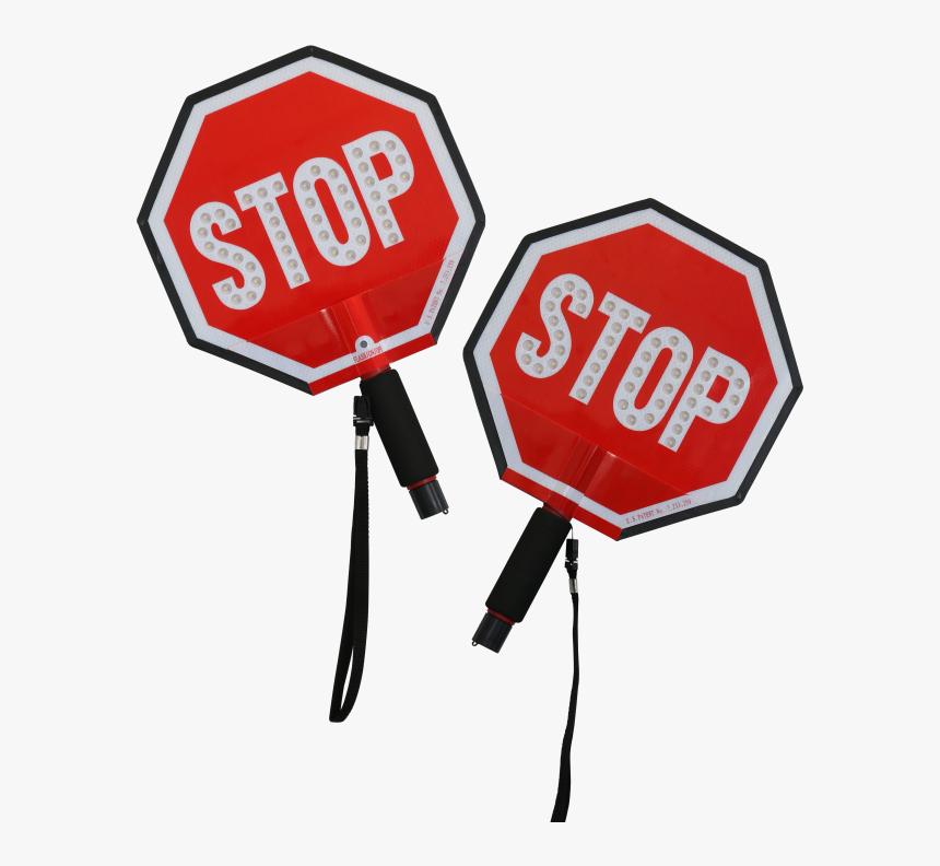 Handheld Stop Sign Led, HD Png Download, Free Download