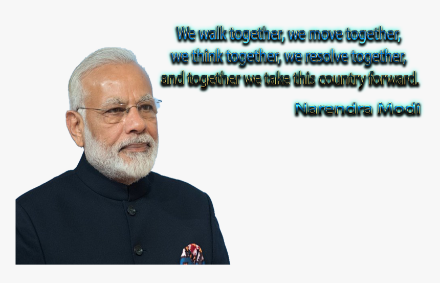 Narendra Modi Quotes Png Free Image Download - Senior Citizen, Transparent Png, Free Download