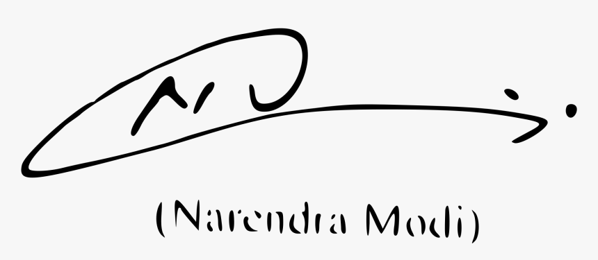 Prime Minister Narendra Modi Signature, HD Png Download, Free Download