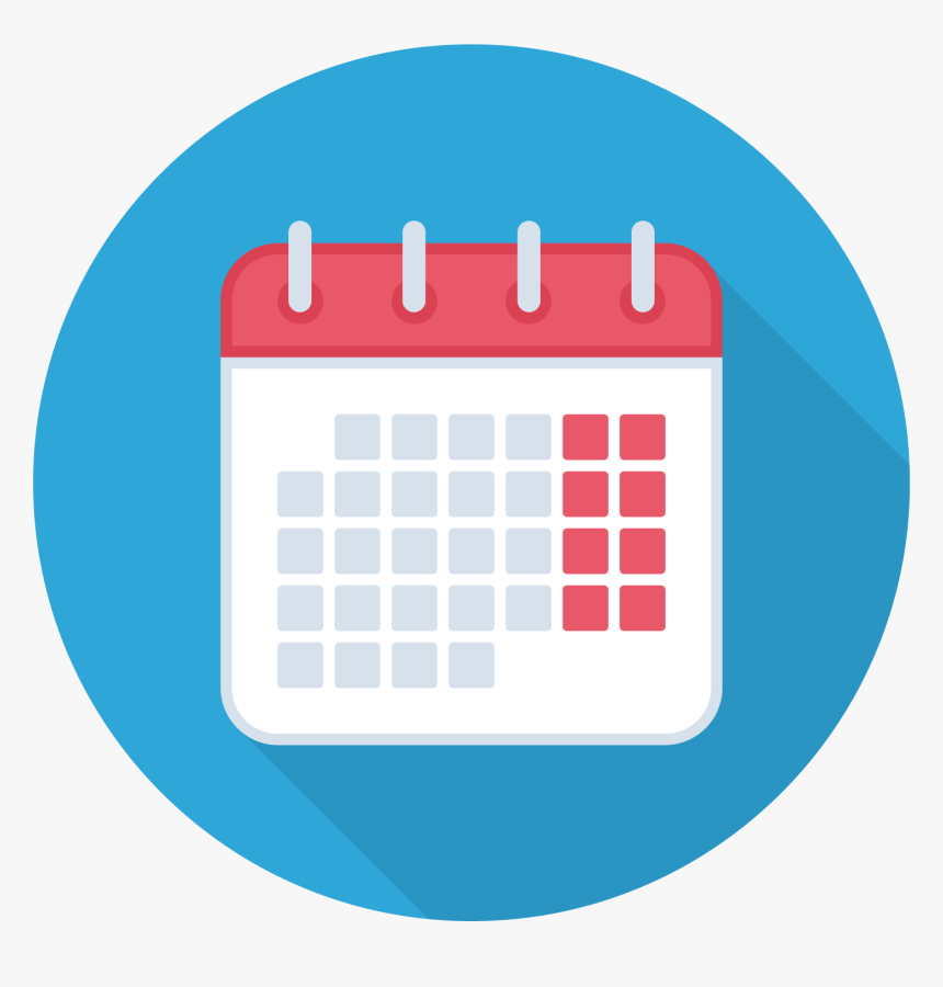 Calendar Png Vector Circle Calendar Icon Png Transparent Png Kindpng