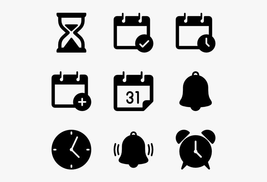 Time & Calendar - Time Calendar Icon, HD Png Download, Free Download