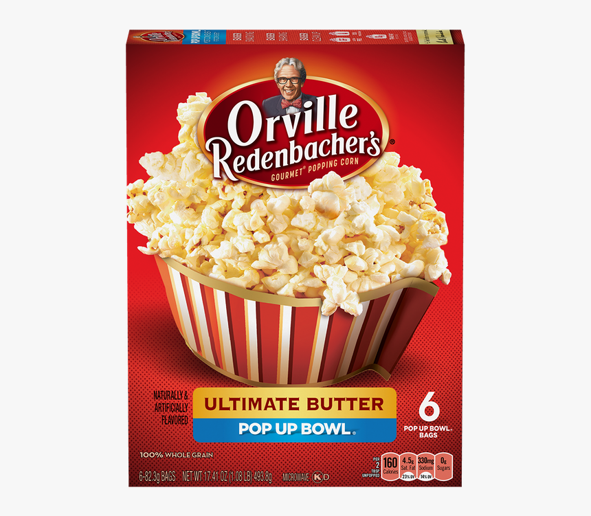 Orville Redenbacher Pop Up Bowl, HD Png Download, Free Download