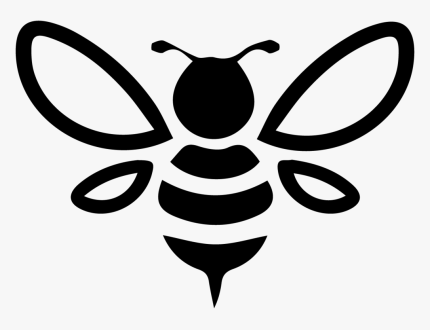 Transparent Honey Clipart Black And White - Honey Bee, HD Png Download, Free Download
