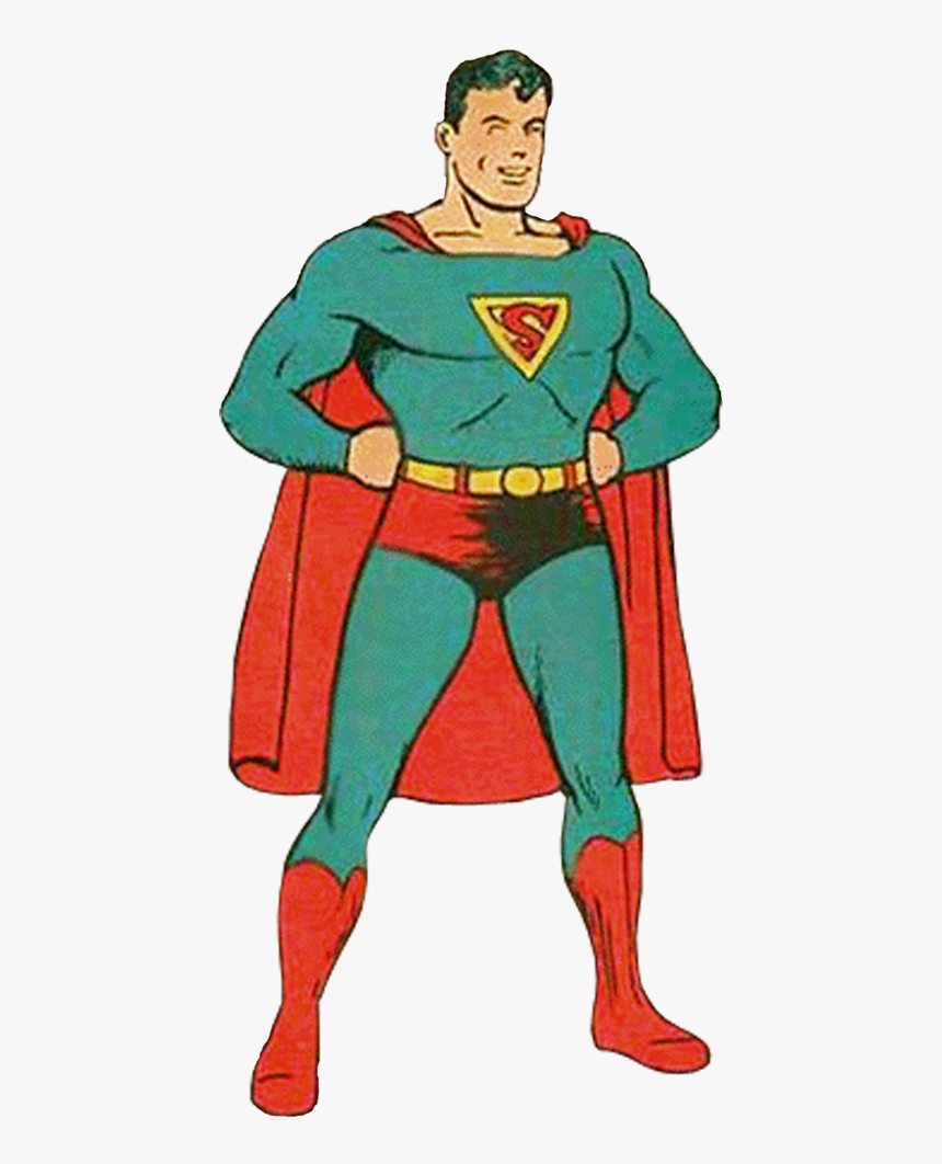 Drawing Superman Comic Huge Freebie Download For Powerpoint - Original Superman Comic, HD Png Download, Free Download