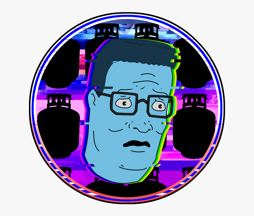 Vaporwave Inspired Profile Picture Png - Profile Picture Circle Meme, Transparent Png, Free Download